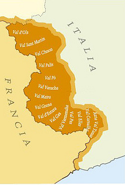 Cartina Valli
